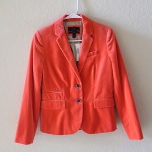 NWT J.CREW VELVET SCHOOLBOY BLAZER